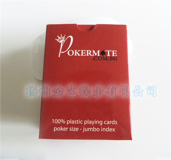 POKERMOTE 塑料牌 寬牌 撲克 紅藍(lán) 63x88mm